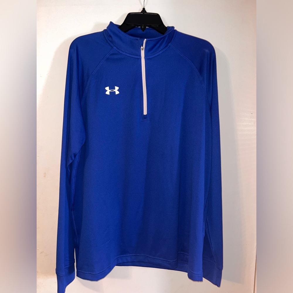 Mens Under Armour Team Rival Tech 1/4 Zip Large